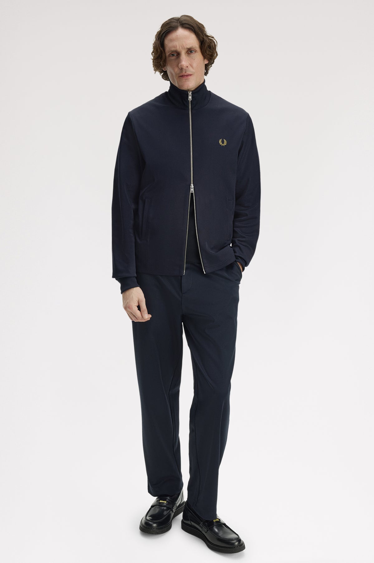 Woven Tape Track Jacket - 608 Navy – bild 6