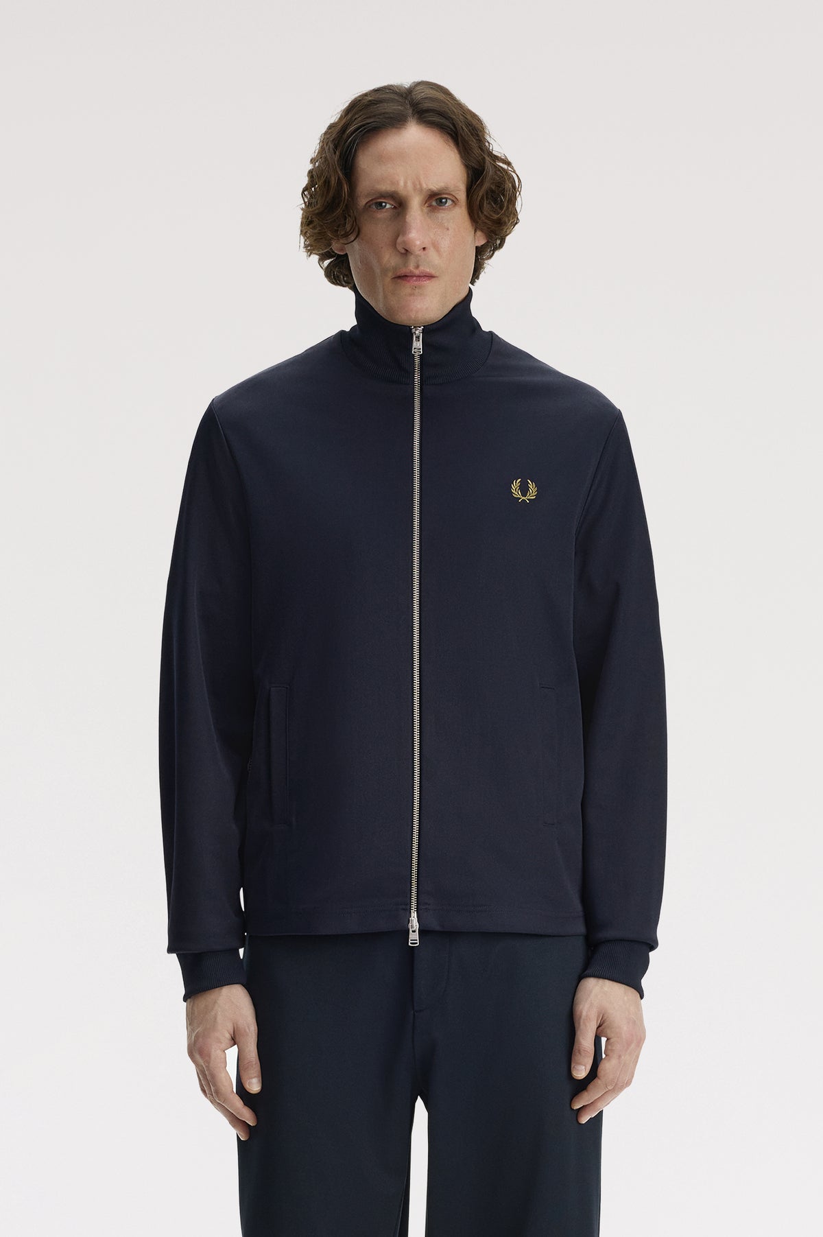 Woven Tape Track Jacket - 608 Navy – bild 1