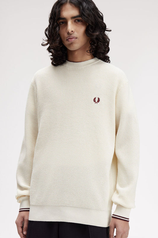 Waffle Jumper - Ecru