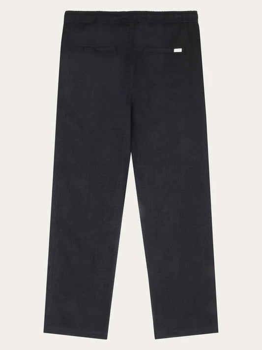 FIG loose linen pants - 1300 Black Jet