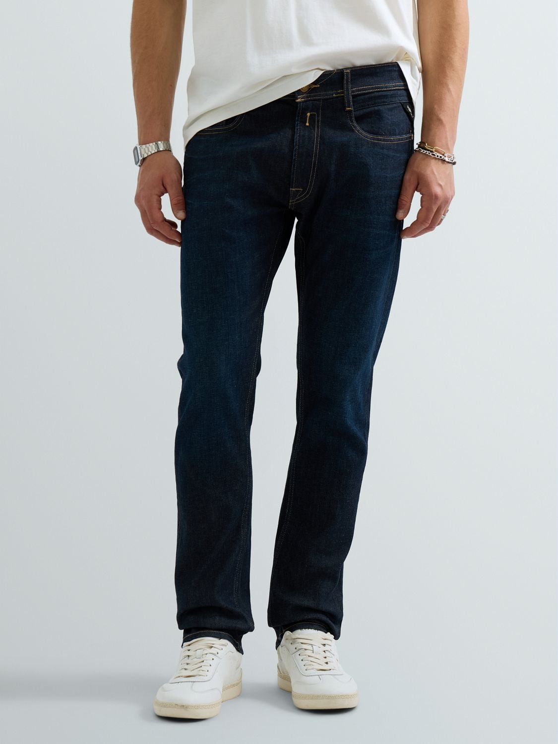 Rocco comfort fit-jeans - Mörkblå – bild 2