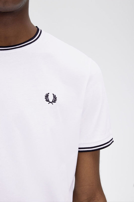TWIN TIPPED T-SHIRT - 100 White