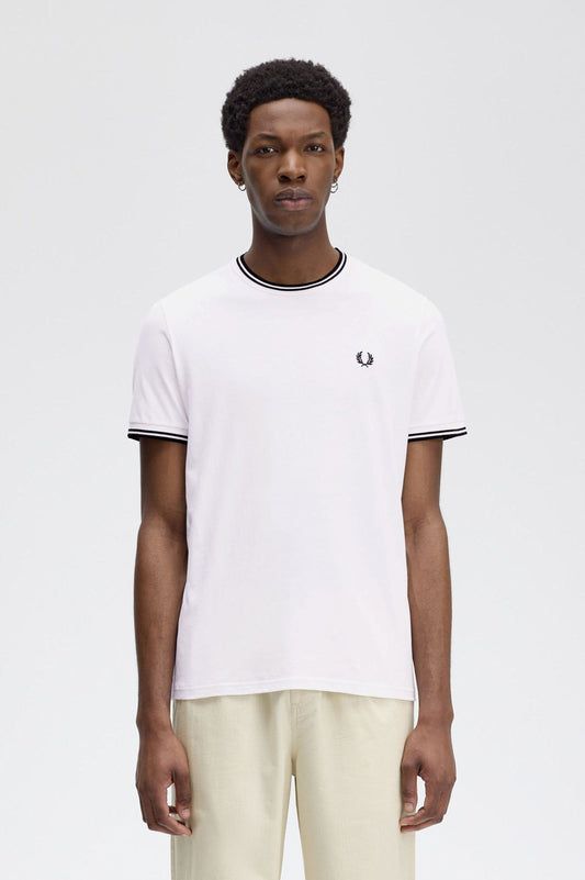 TWIN TIPPED T-SHIRT - 100 White