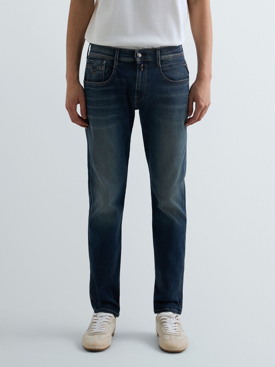 Anbass slim fit-jeans - Mörkblå (M914E.661 604) – bild 2