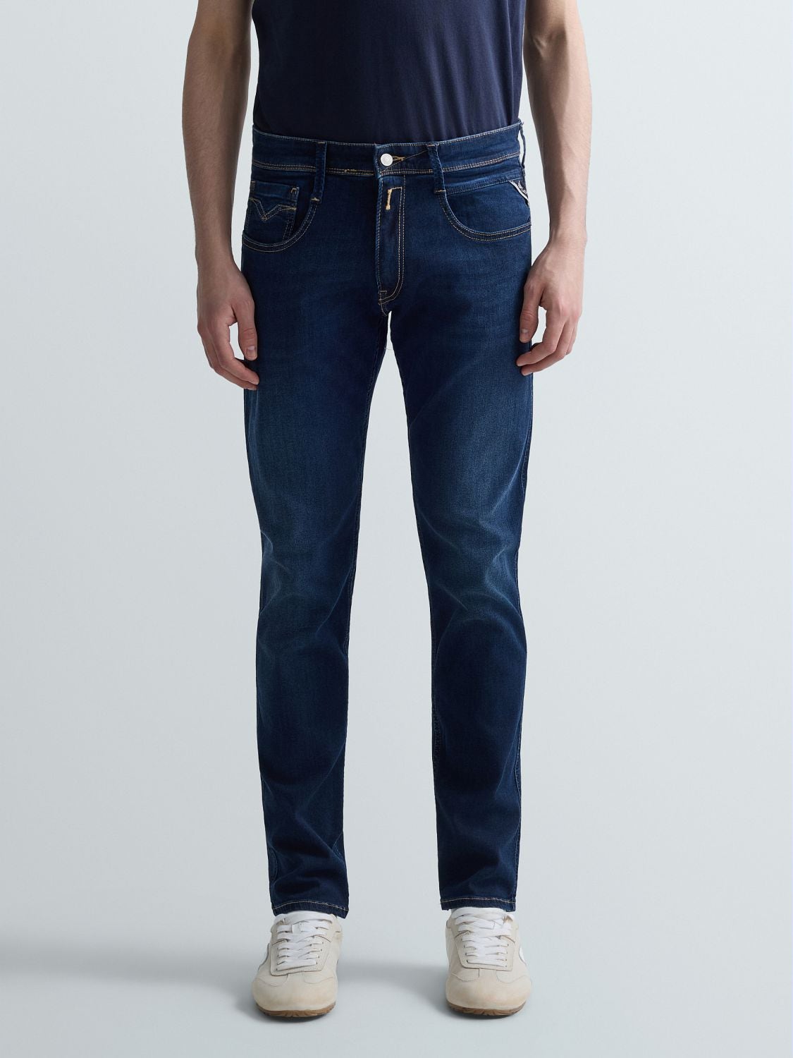 Anbass slim fit-jeans - Mörkblå (M914Y.41A 900) – bild 2