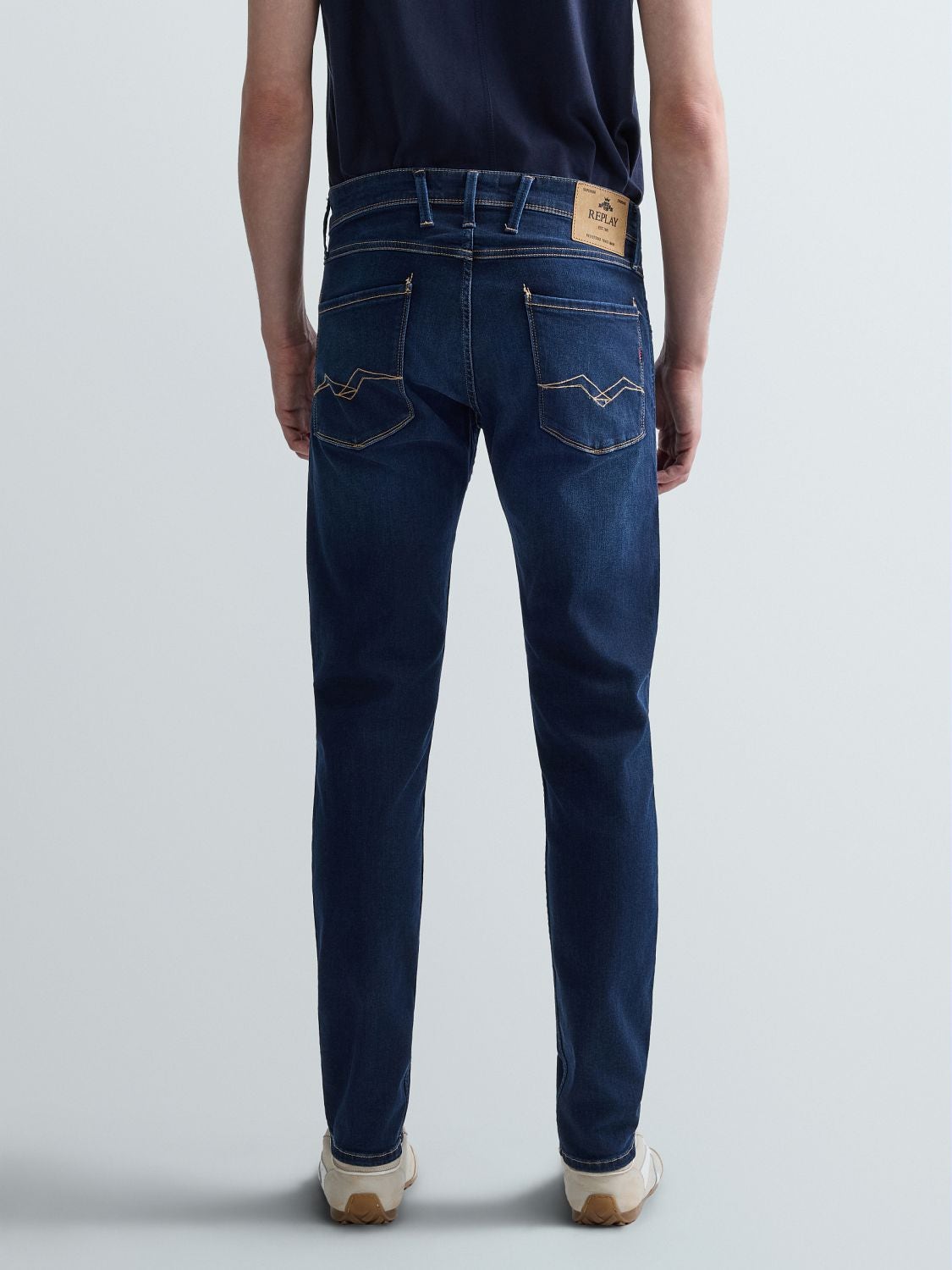 Anbass slim fit-jeans - Mörkblå (M914Y.41A 900) – bild 3