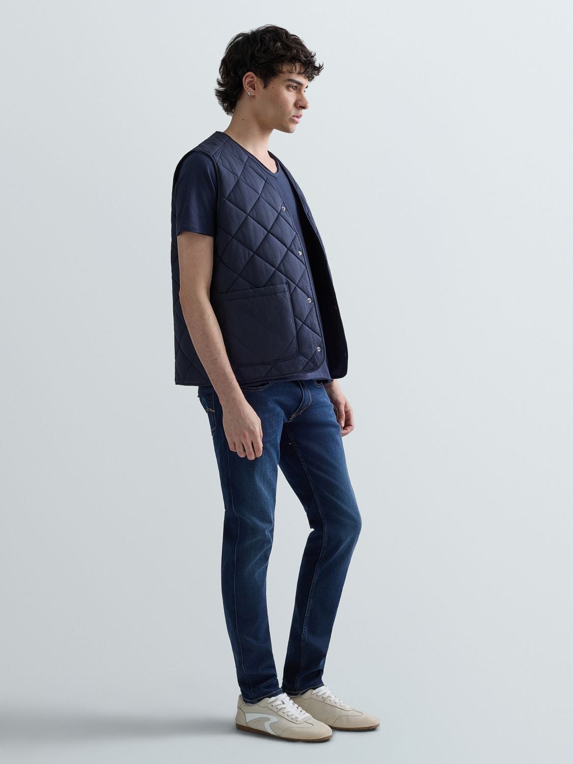 Anbass slim fit-jeans - Mörkblå (M914Y.41A 900) – bild 4