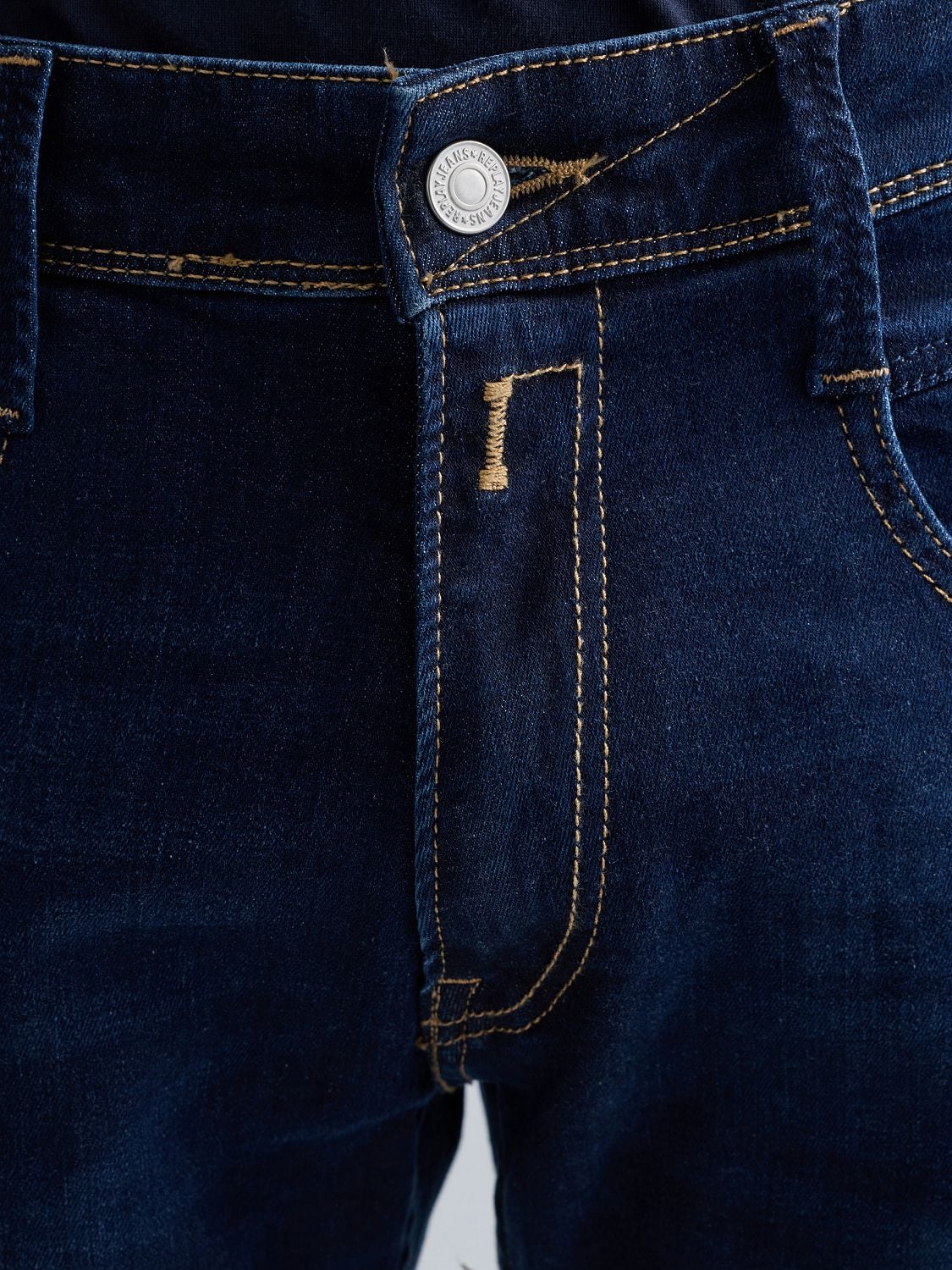 Anbass slim fit-jeans - Mörkblå (M914Y.41A 900) – bild 6