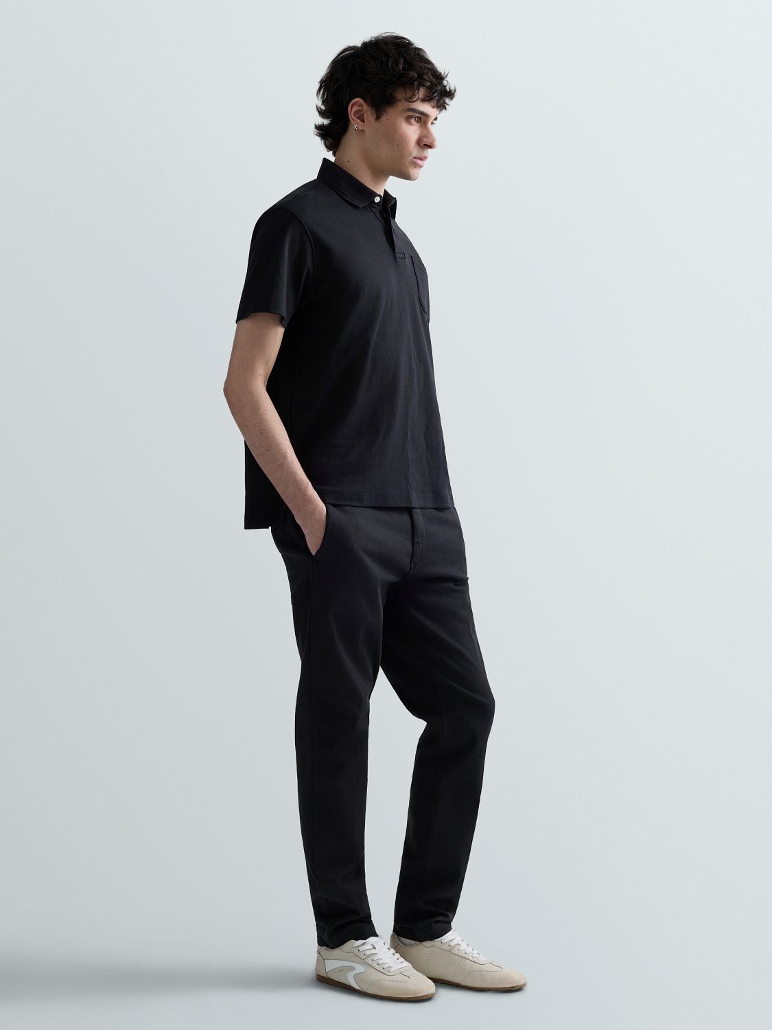 Benni regular fit-chinojeans - Svart – bild 4
