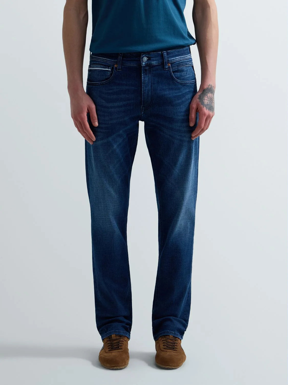 Grover straight fit-jeans - Mellanblå (MA972Z.661 124) – bild 2