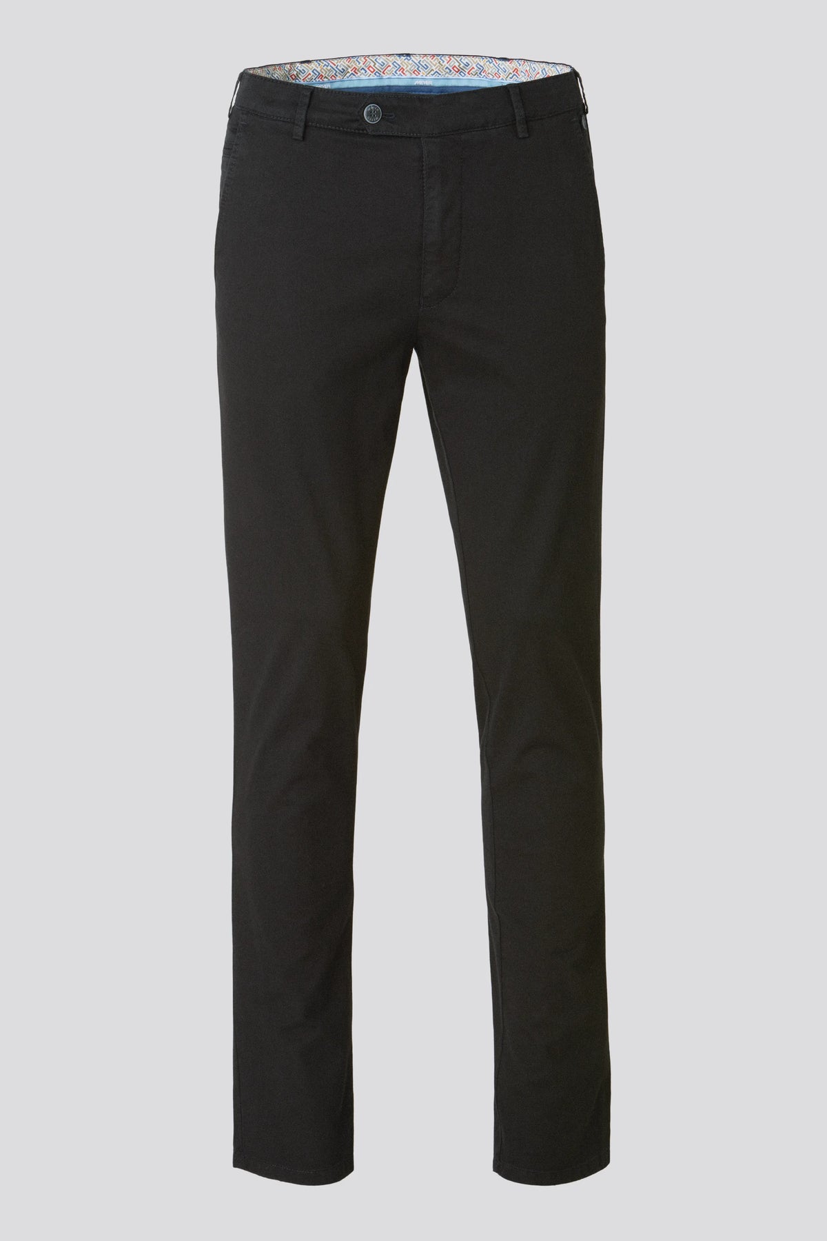 Bonn Modern Chinos - Svart – modellbild