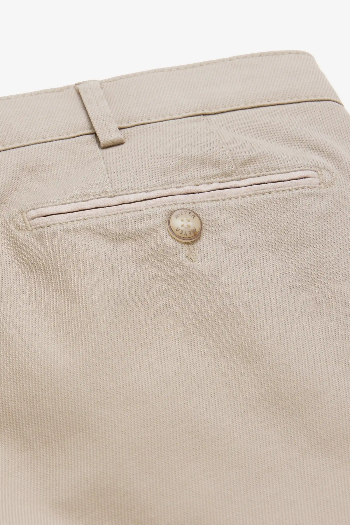 Bonn Canvas Look Chinos - Beige – närbild