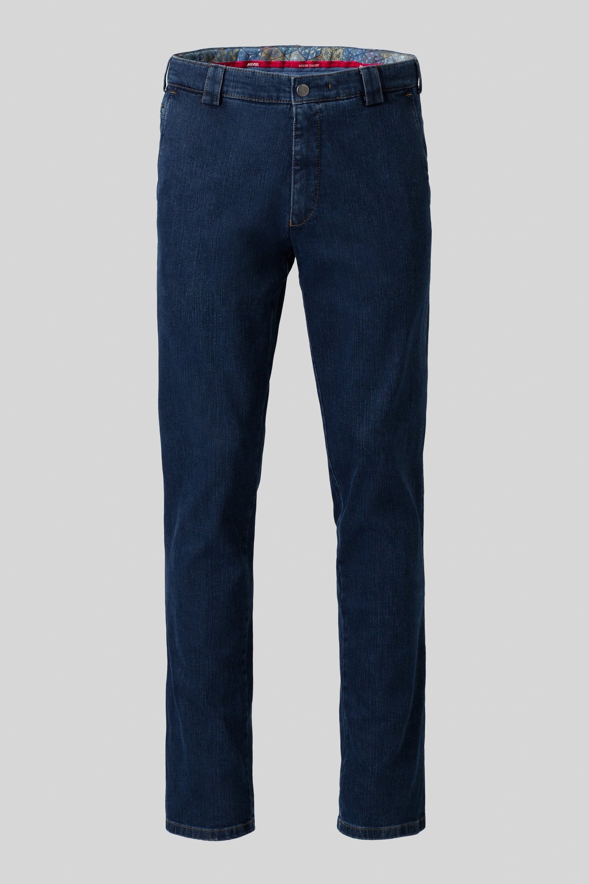 Roma Denim Chinos - Stenblå – modellbild