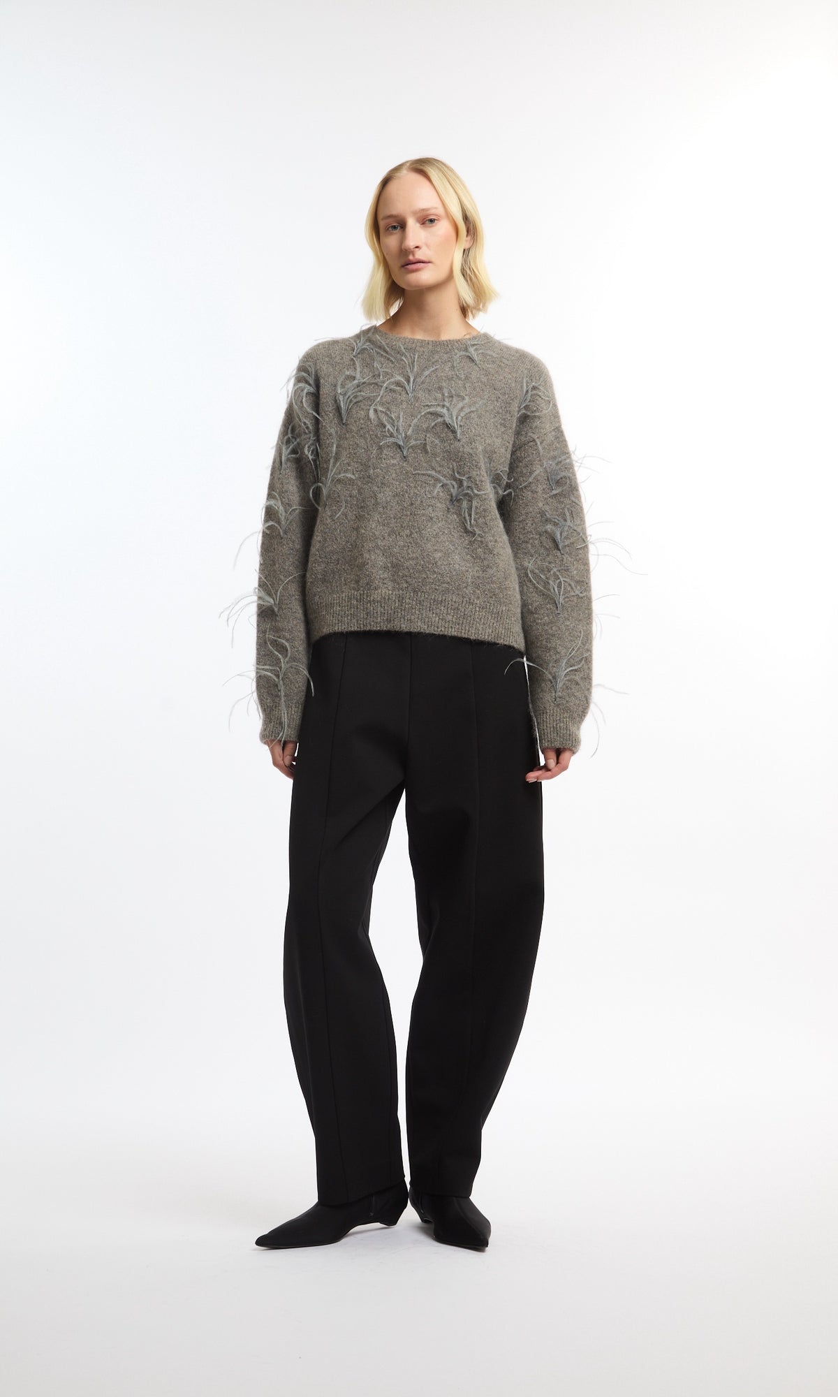 Mirella Sweater - Antracit Melange – bild 1