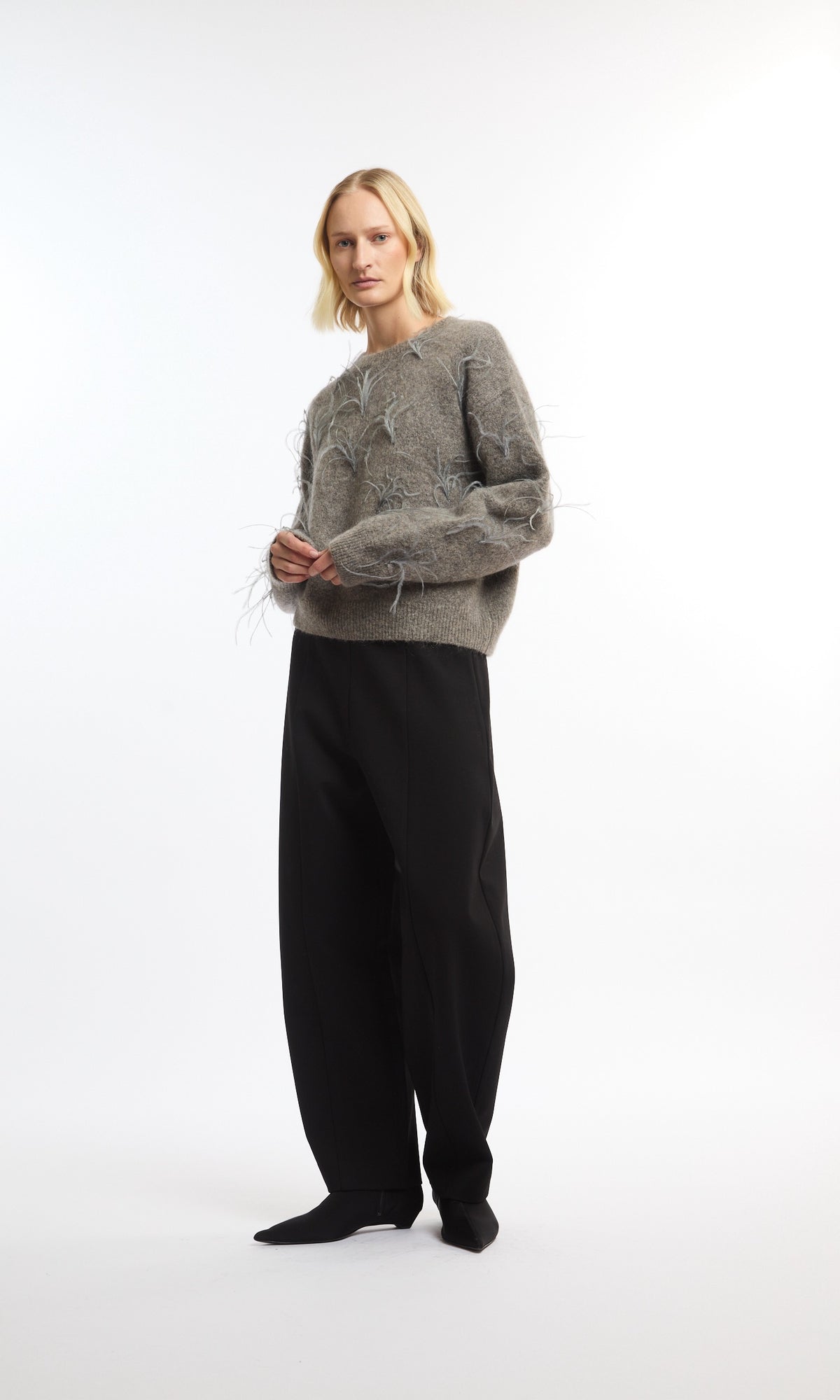 Mirella Sweater - Antracit Melange – bild 3