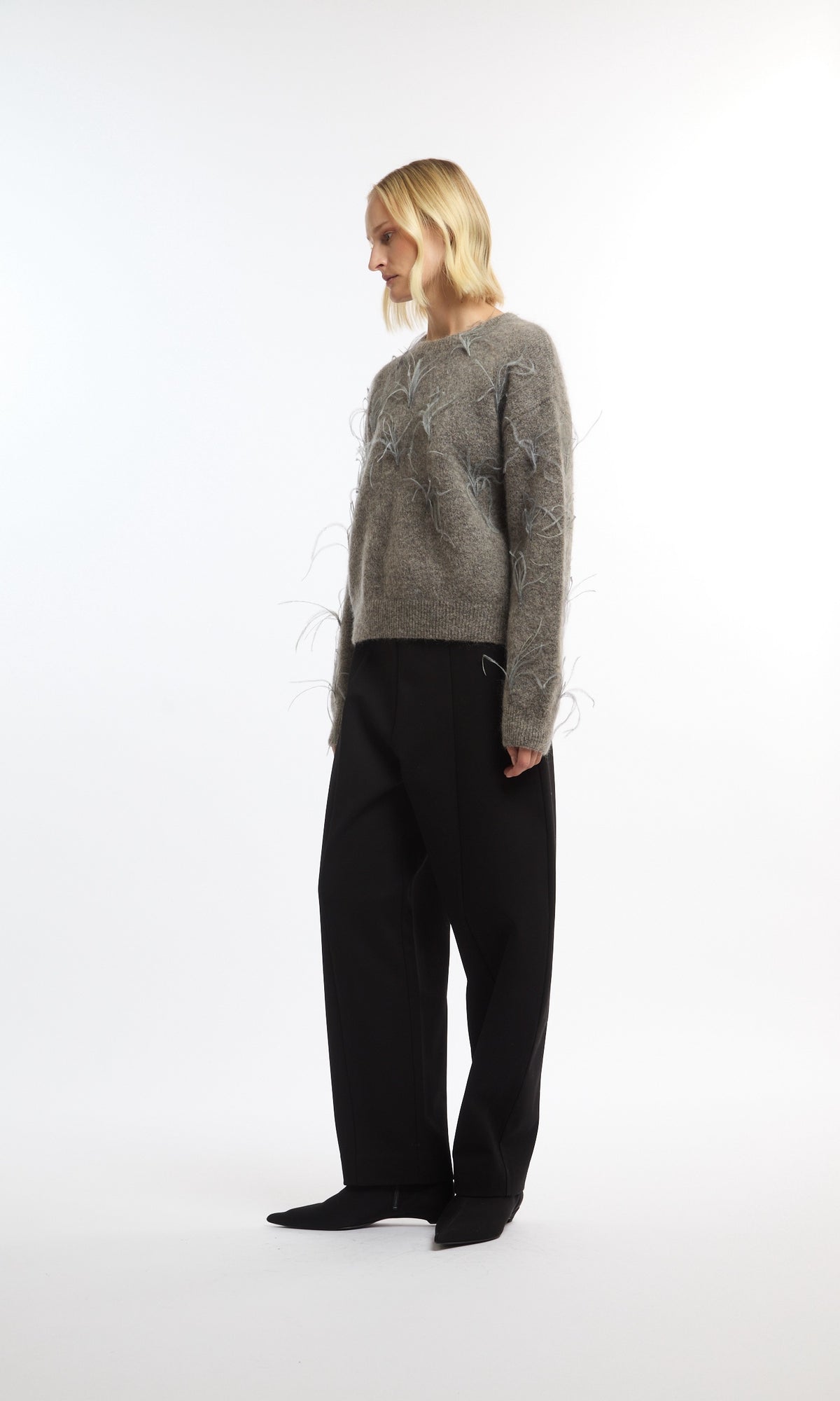 Mirella Sweater - Antracit Melange – bild 4