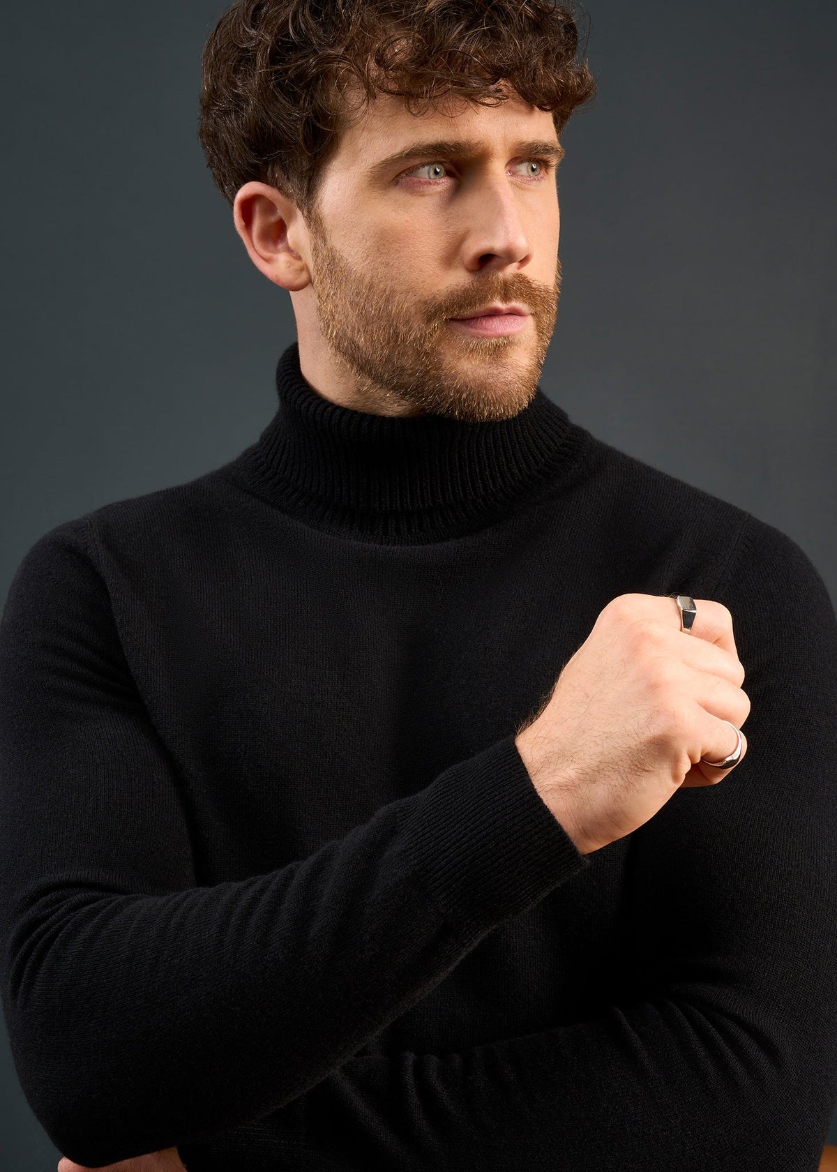 Petersham Long Sleeve Roll Neck - BLA - bild 3
