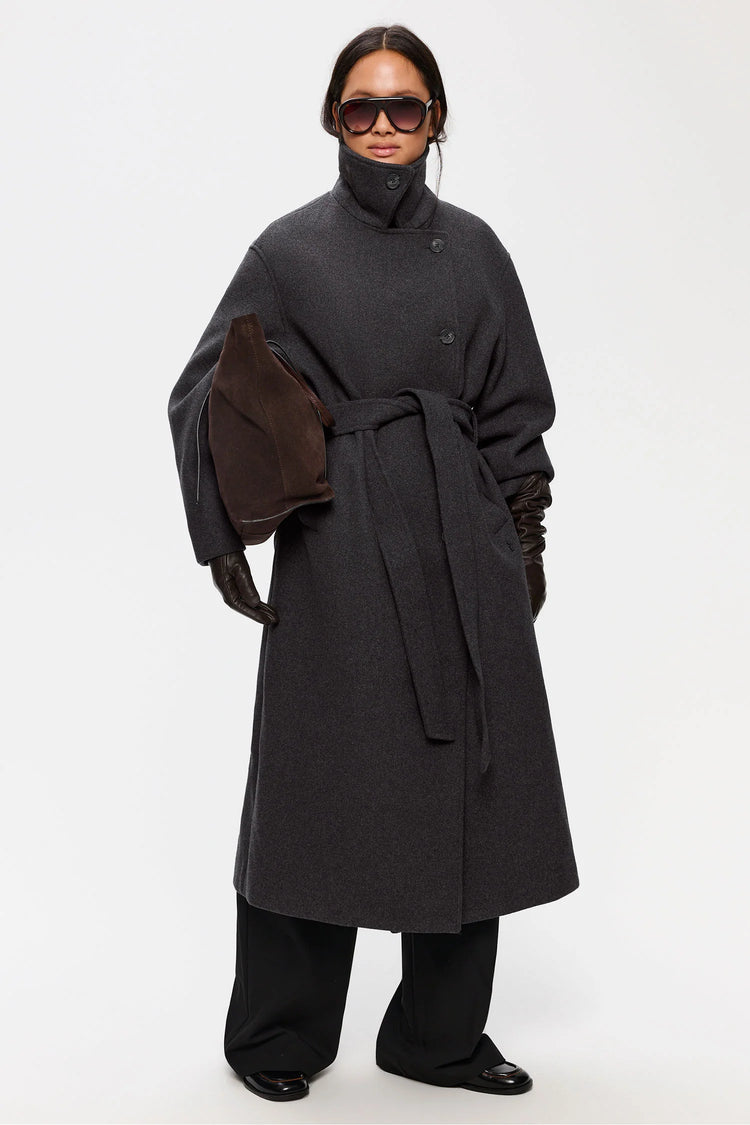 Milleah  W´s jacket - dark grey melange
