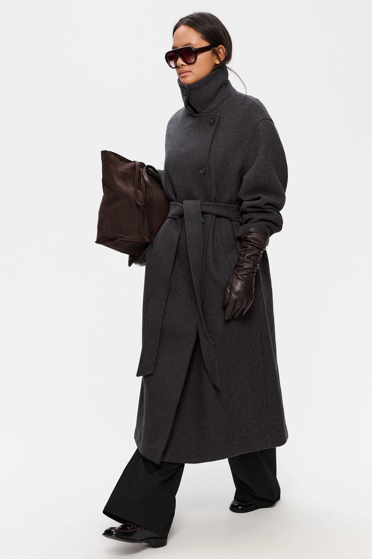 Milleah  W´s jacket - dark grey melange