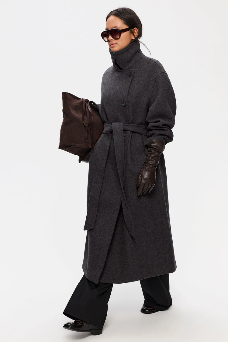 Milleah  W´s jacket - dark grey melange