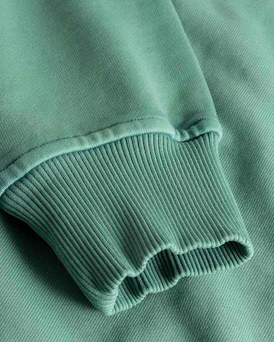 Nikben hoodie grön bomullströja herr