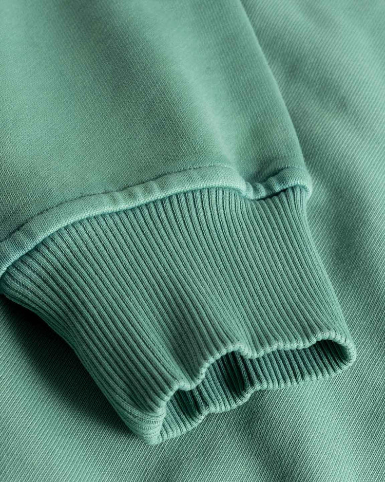 Nikben hoodie grön bomullströja herr