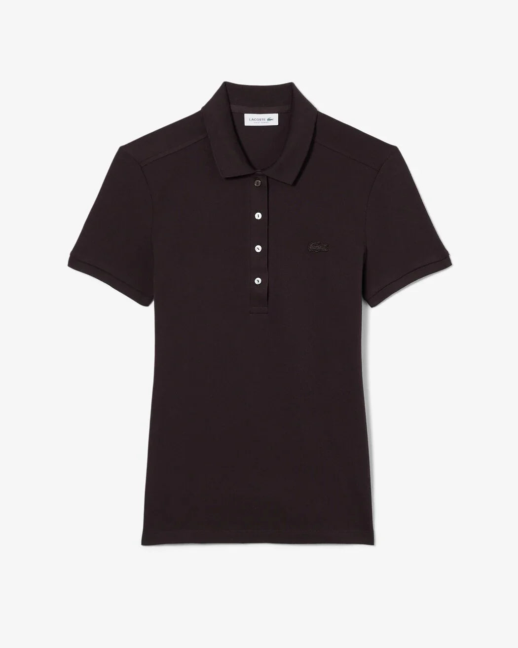 Lacoste svart pikétröja herr kort ärm