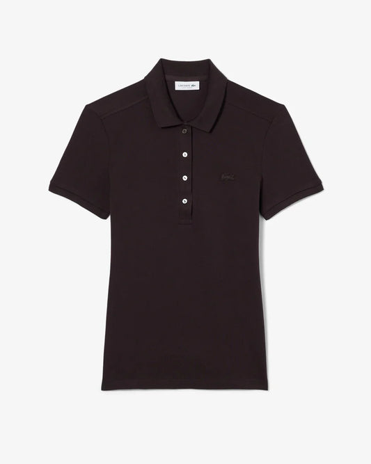 Lacoste svart pikétröja herr kort ärm
