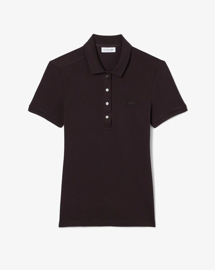 Lacoste svart pikétröja herr kort ärm