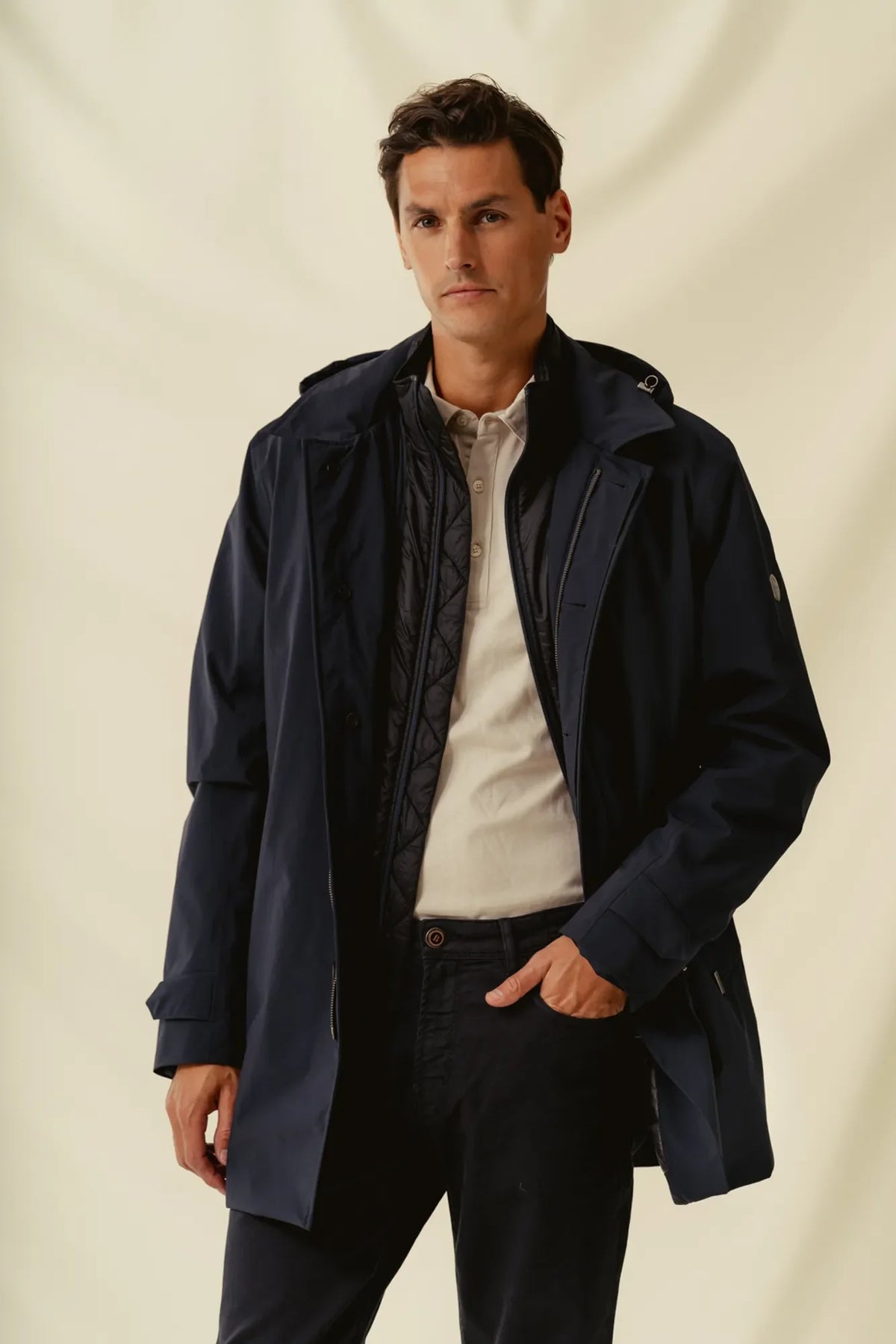 Rivello Due Coat M - Navy – bild 3