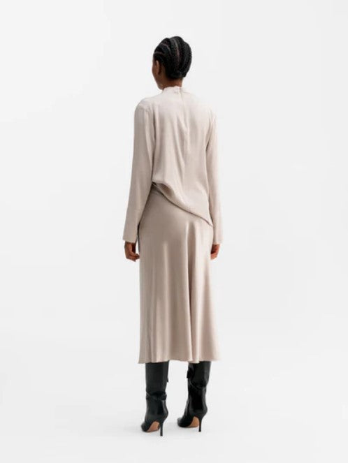 Ayumi silk blouse - Greige