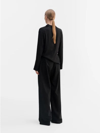 Ayumi silk blouse - black