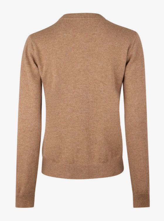 Lilian Knit Cashmere Sweater - Brown