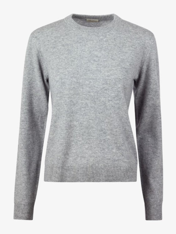 Lilian Knit Cashmere Sweater - Grey