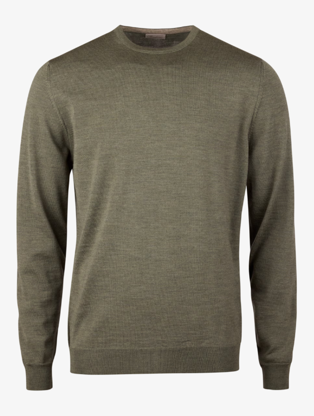 Sweater Arm Patch Merino Wool - Green