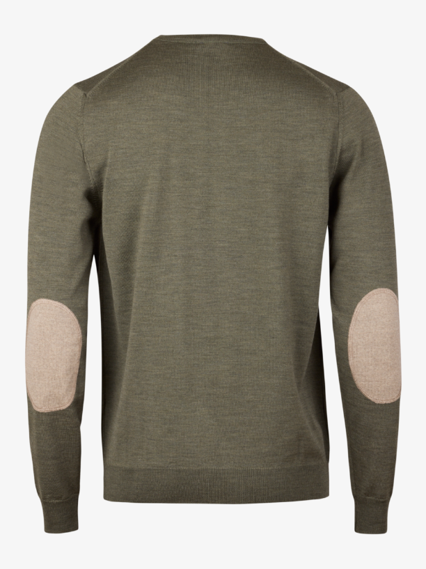 Sweater Arm Patch Merino Wool - Green