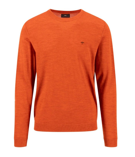 O-Neck Merinotröja - Sienna
