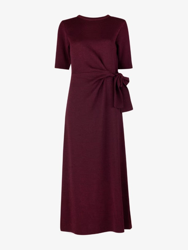 Melody Knit Dress - Vinröd