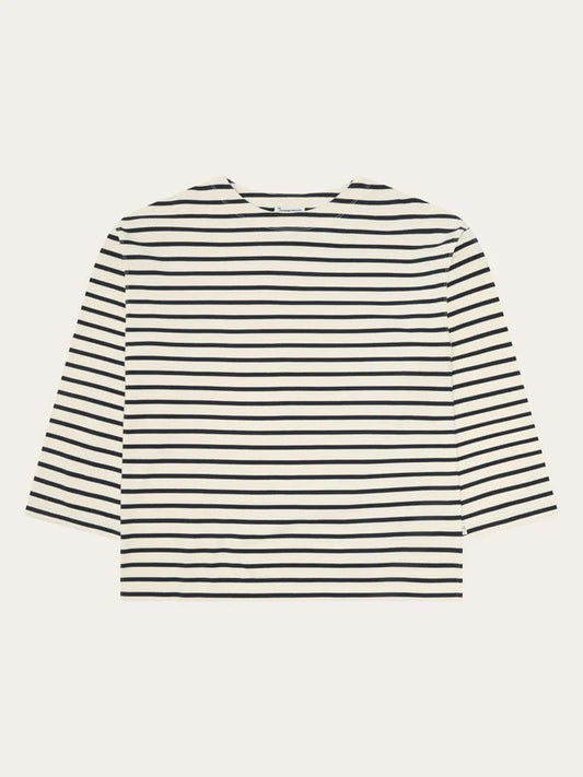 Stripe long sleeve t-shirt - Navy