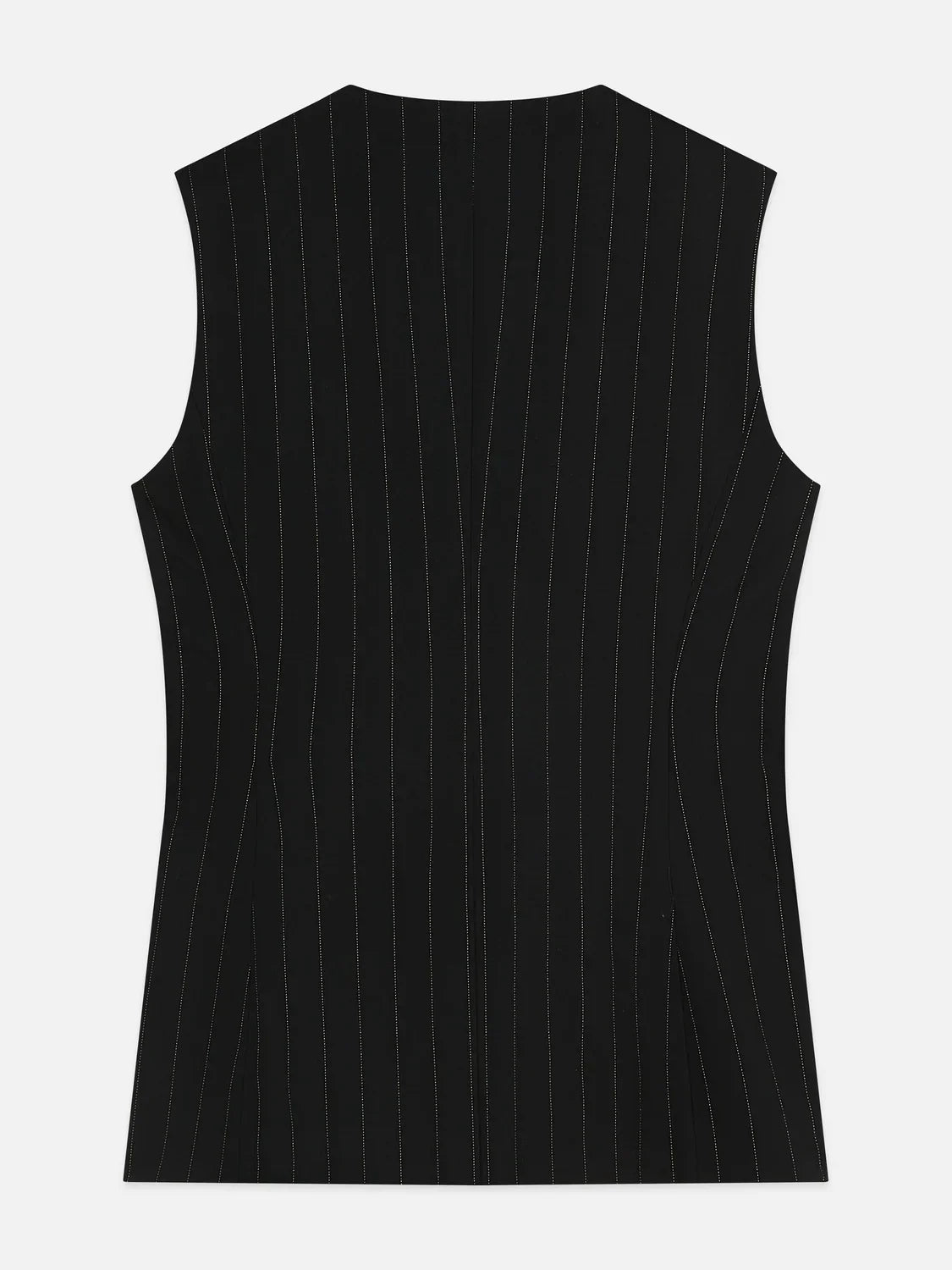 Lurex pinstripe tailored gilet - Meteorite – bild 6