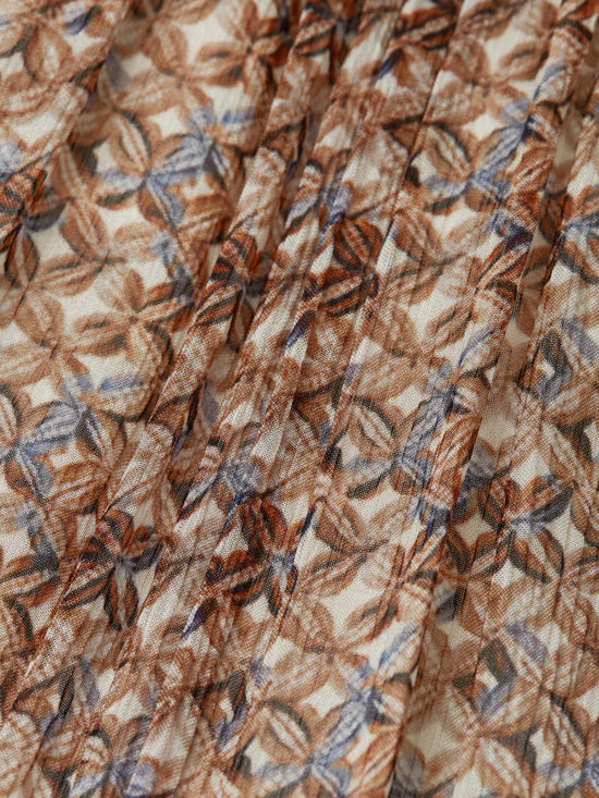 Eton beige skjorta med blommönster herr