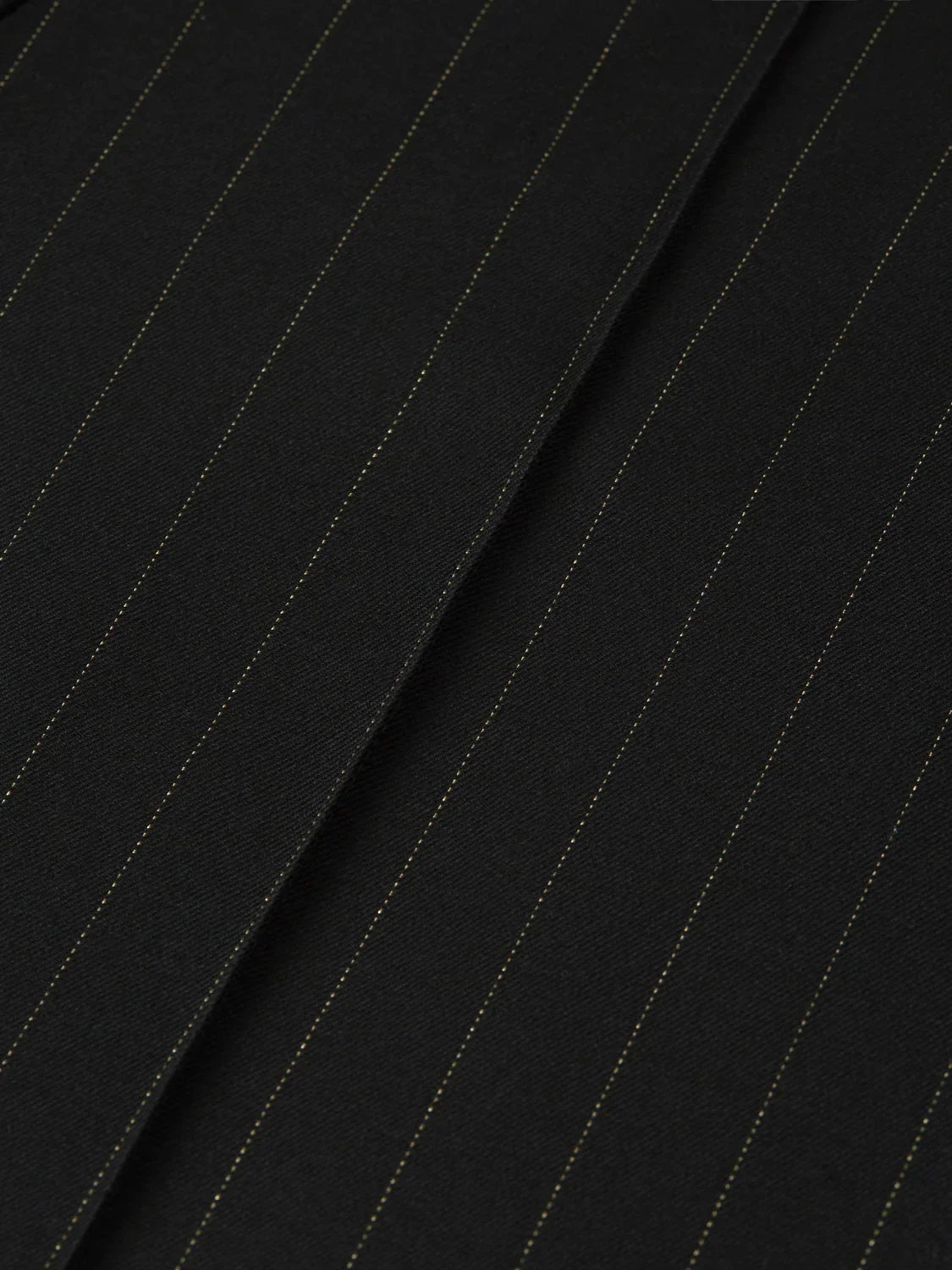 Lou - high-rise wide-leg lurex pinstripe pants - Meteorite – bild 7