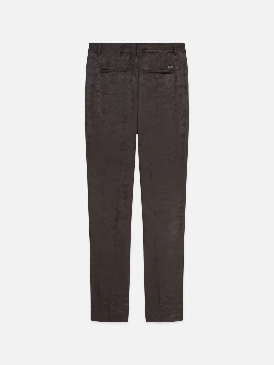 Isa - high-rise slim-leg jacquard pants - Shale – bild 6