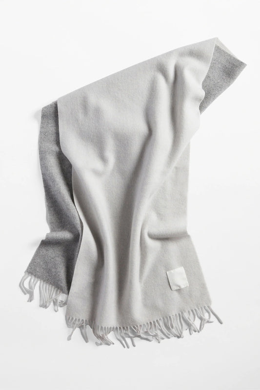 Woven Scarf Wool - 367 Grey
