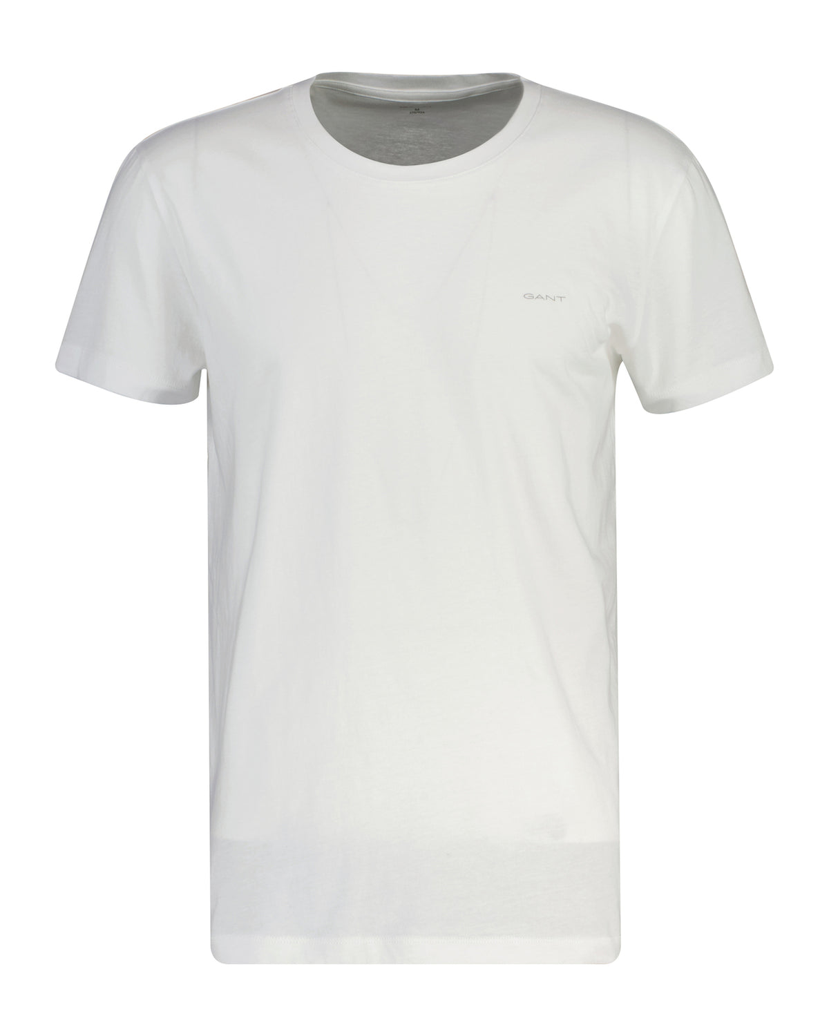 Tvåpack rundhalsade T-shirtar - Vit – detalj