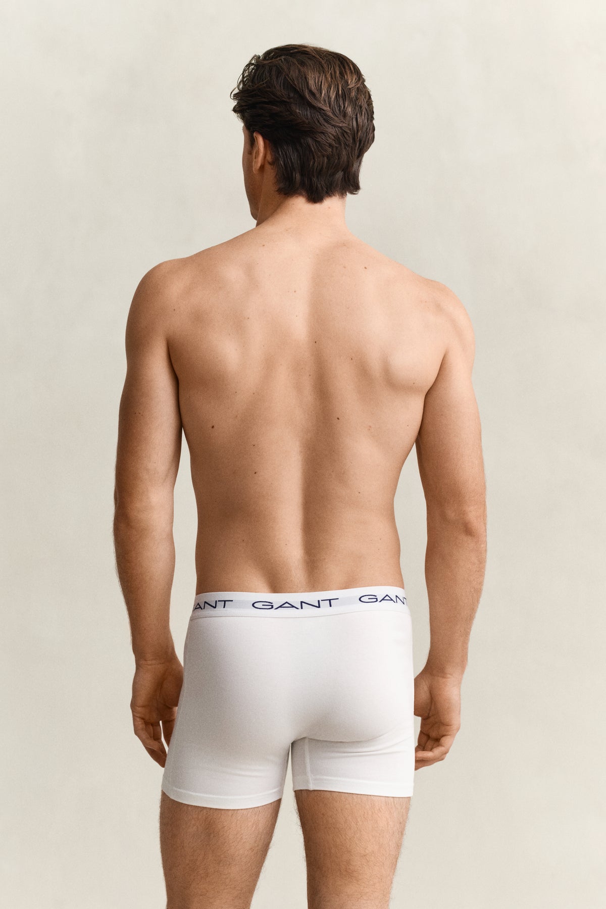 Trepack boxerkalsonger - Vit – detalj