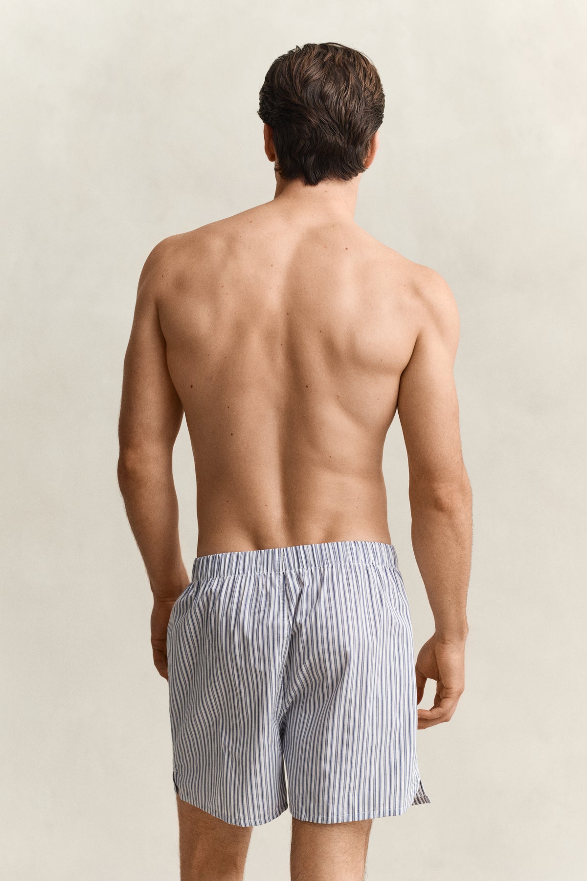 Tvåpack boxershorts - Vintageblå – detalj