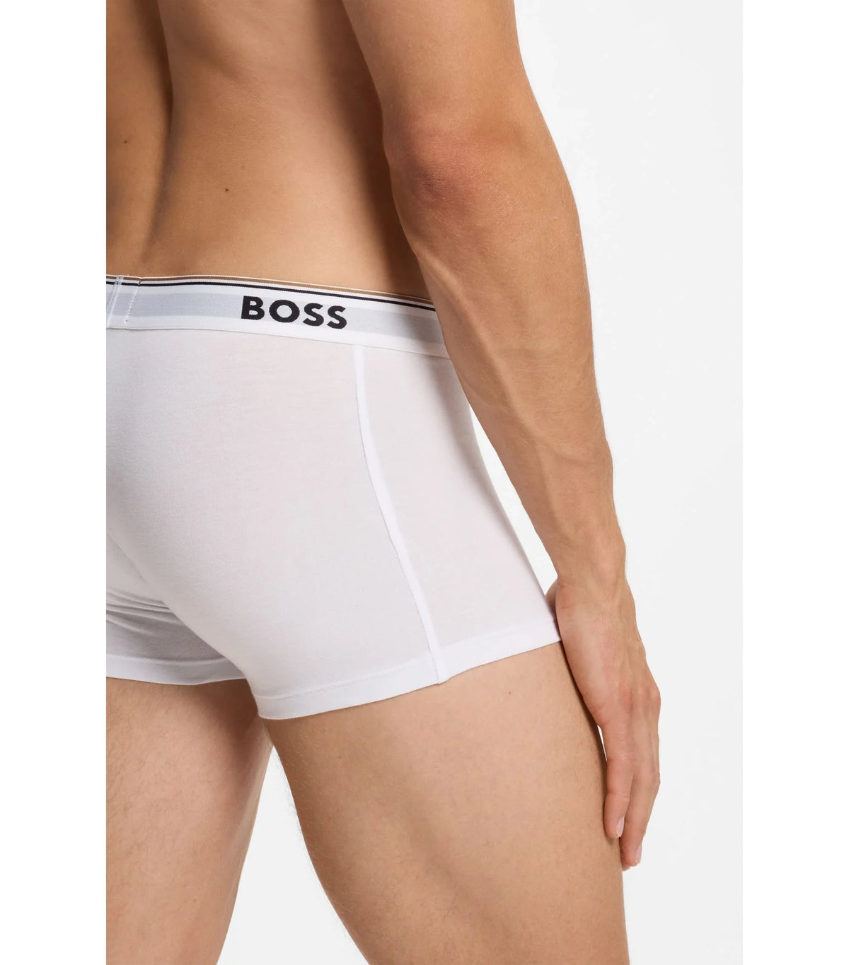 3-pack kalsonger i stretchig bomull - Vit