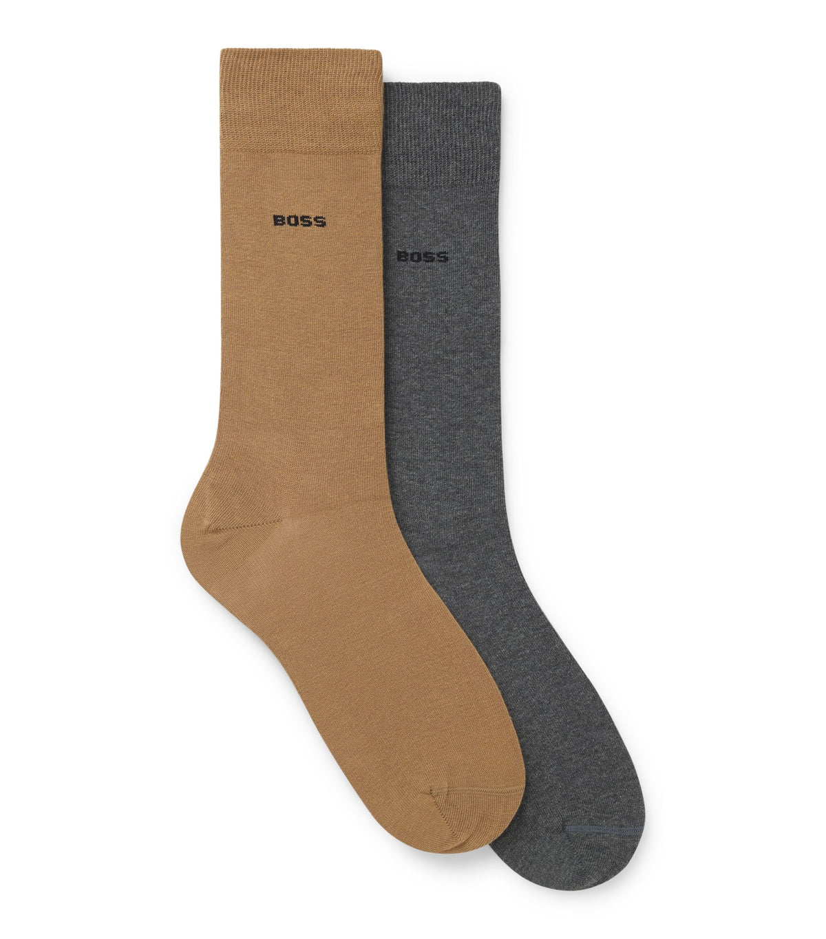 Tvåpack strumpor i normallängd - Beige