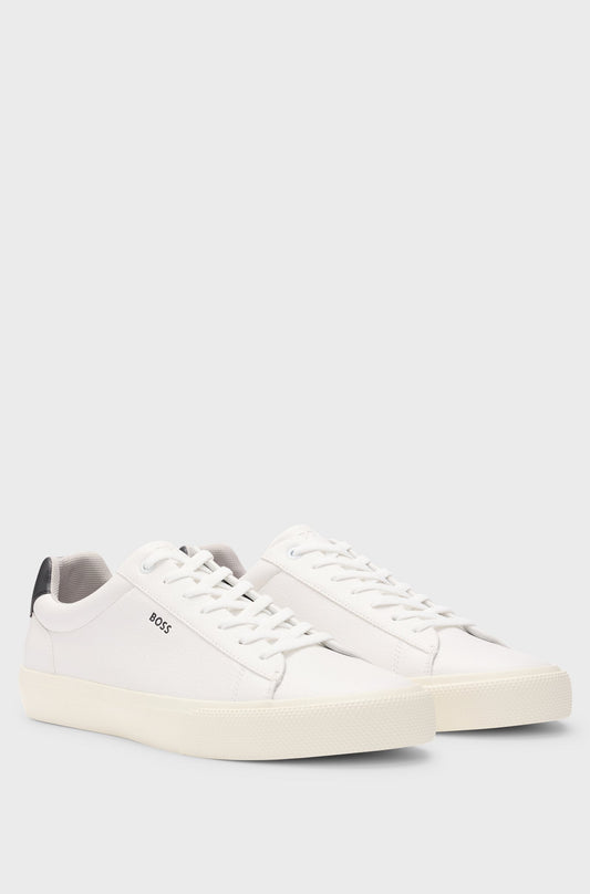 Aiden Skinnsneakers - Open White